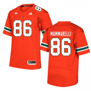 Men Miami #86 Dominic Mammarelli Orange Embroidery Jerseys 559308-288