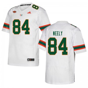 Men Hurricanes #84 Josh Neely White Embroidery Jerseys 953748-316