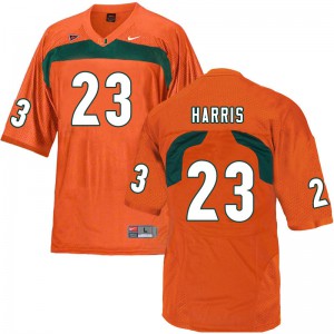 Men Miami #23 Cam'Ron Harris Orange Alumni Jersey 444459-392